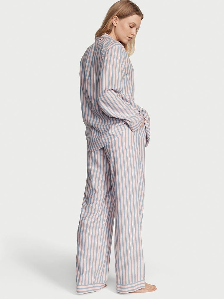 Фланелева піжама VICTORIA'S SECRET Flannel Long PJ Set 817384QJX фото
