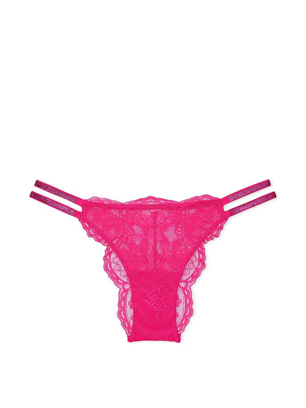 Трусики бразиліана Victoria's Secret Very Sexy Double Shine Strap Lace Brazilian Panty 415885QDE фото