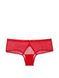 Открытые трусики чики Victoria's Secret Sheer Dotted Mesh Open Back Cheeky Panty 995165QD4 фото 3
