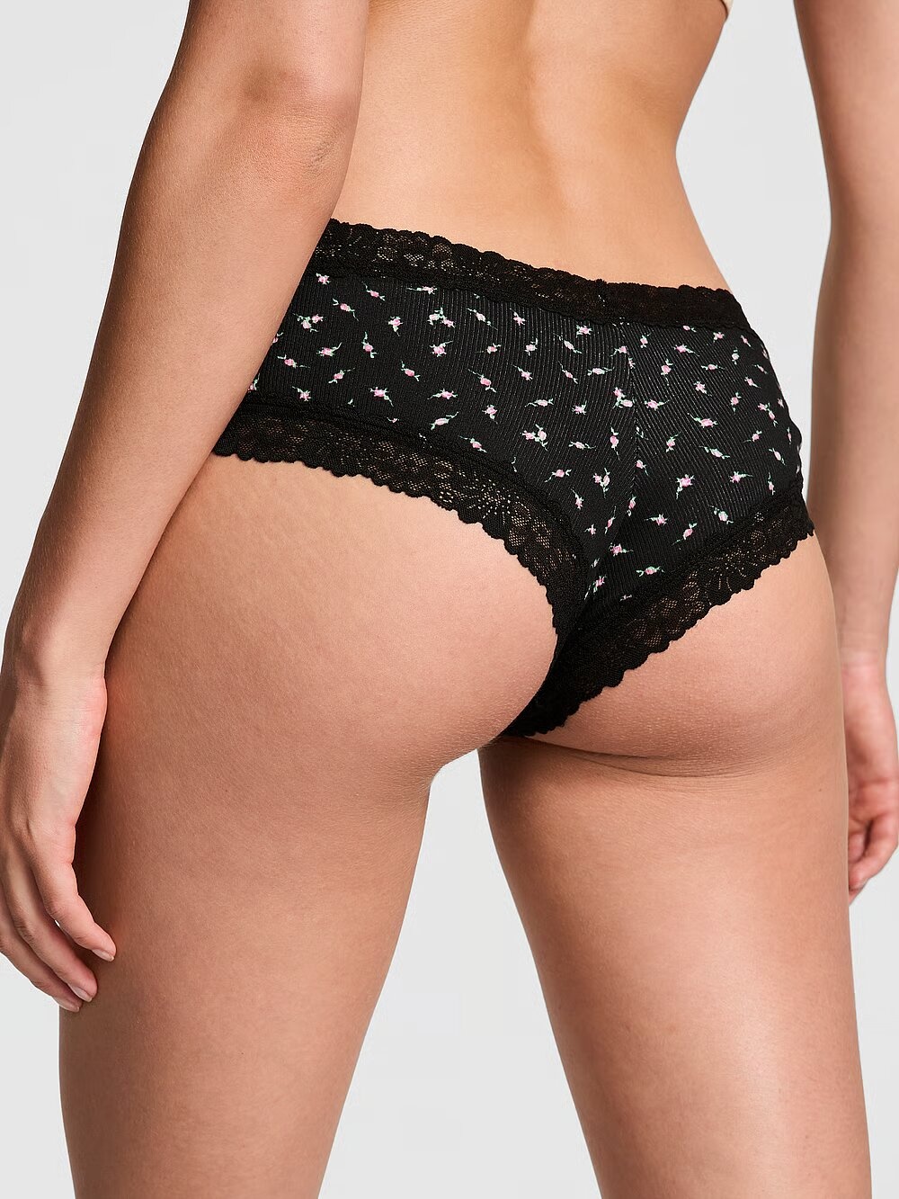 Бавовняні трусики чіки PINK Wink Lace-Trim Cheeky Panty 419753SP9 фото