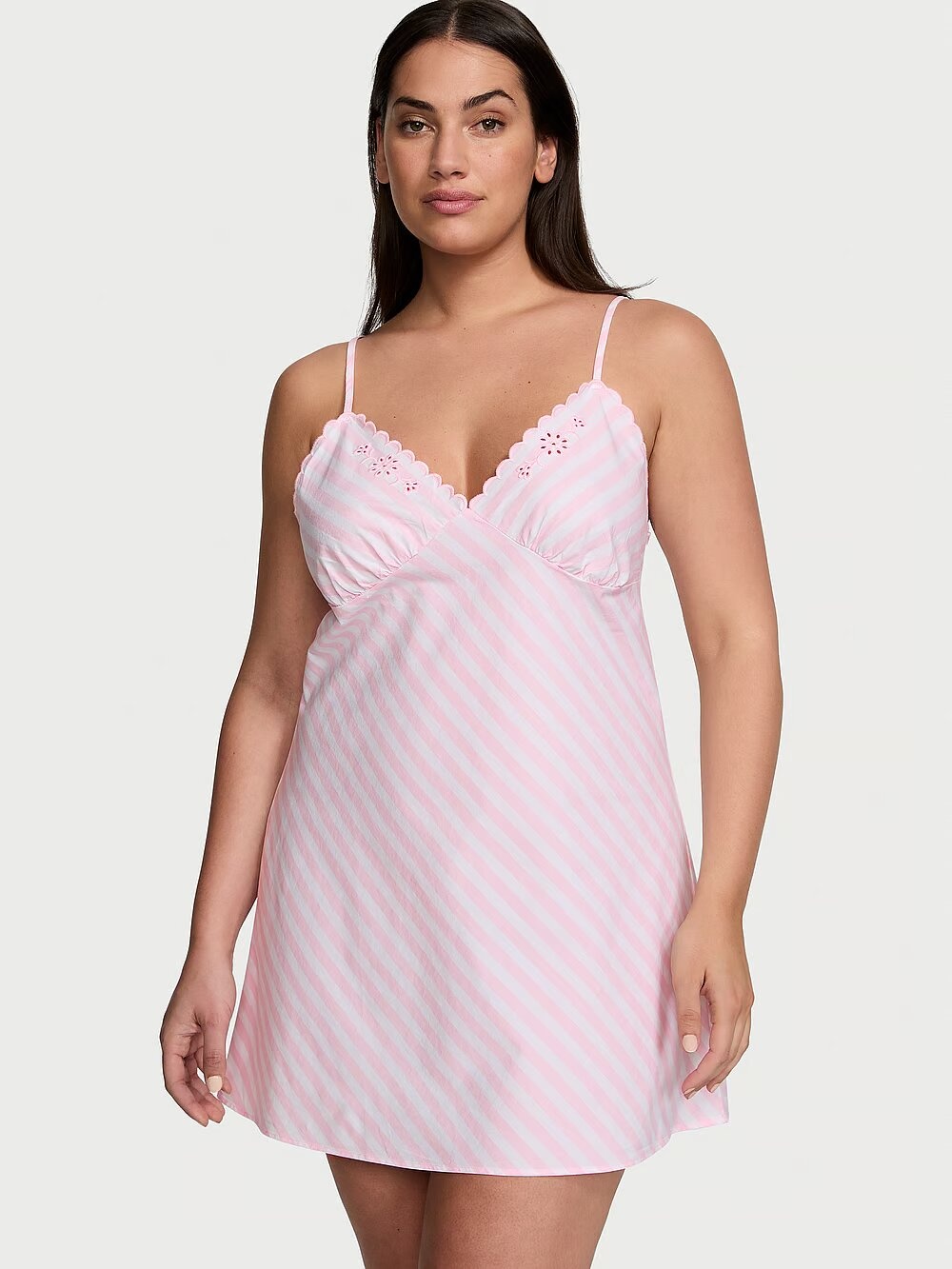 Нічна сорочка Victoria's Secret Heritage Cotton Eyelet Slip Dress 415574QD3 фото