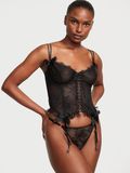 Комплект Victoria's Secret Very Sexy Rose Lace Cropped Corset Set 414580QB4 фото