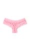 Хлопковые трусики чики PINK Wink Lace-Trim Cheeky Panty 416202QCX фото 3