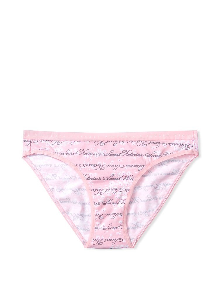 Бавовняні трусики бікіні Victoria's Secret Cotton Bikini Panty 400261QNJ фото
