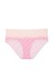 Хлопковые трусики хипхагер Victoria's Secret Lace Waist Cotton Hiphugger Panty 415961QCS фото 3