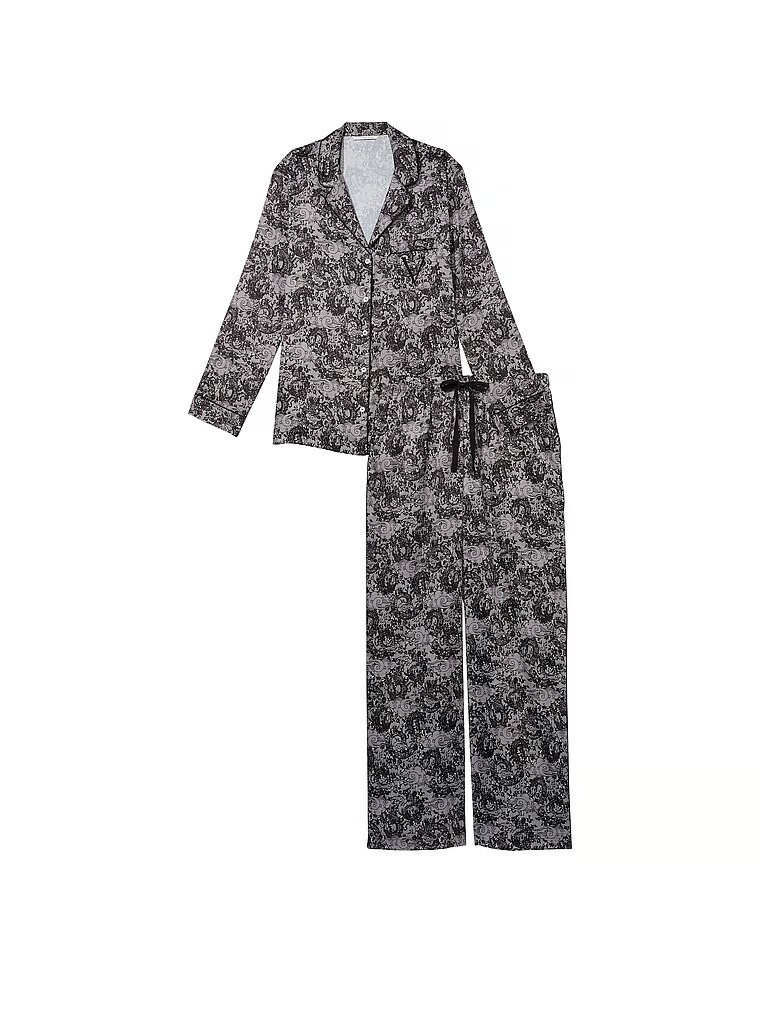 Атласная пижама Victoria's Secret Satin Long Pajama Set 406057QWW фото