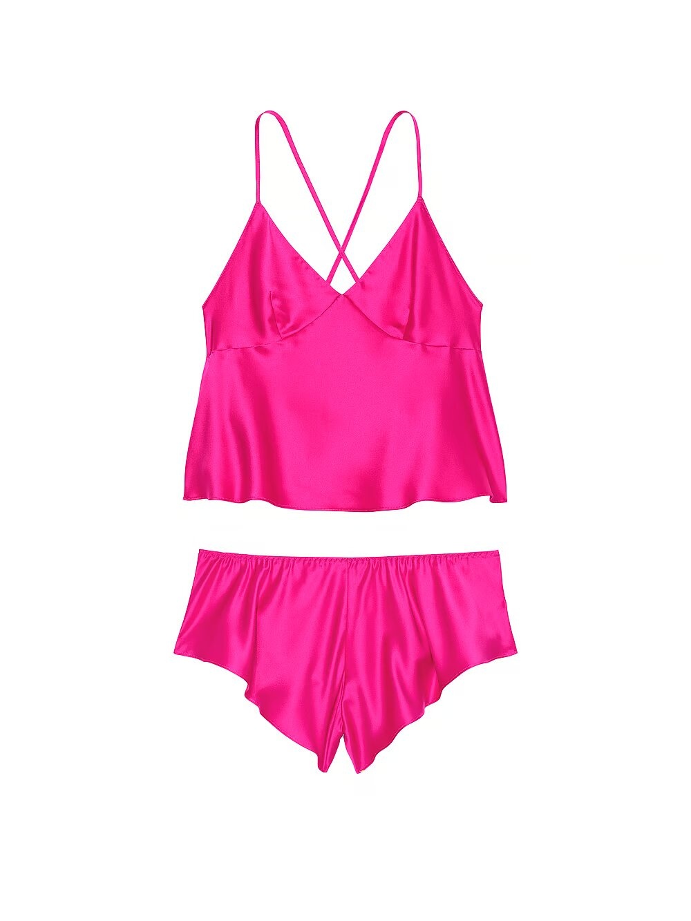 Комплект для сну Victoria's Secret Satin Open-Back Cami & Shorts Set 153824QDE фото