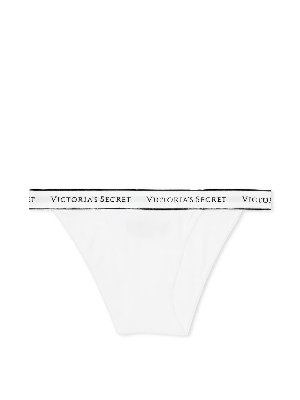 Бавовняні трусики Victoria's Secret COTTON Logo Cotton Tanga Panty 415900QBF фото