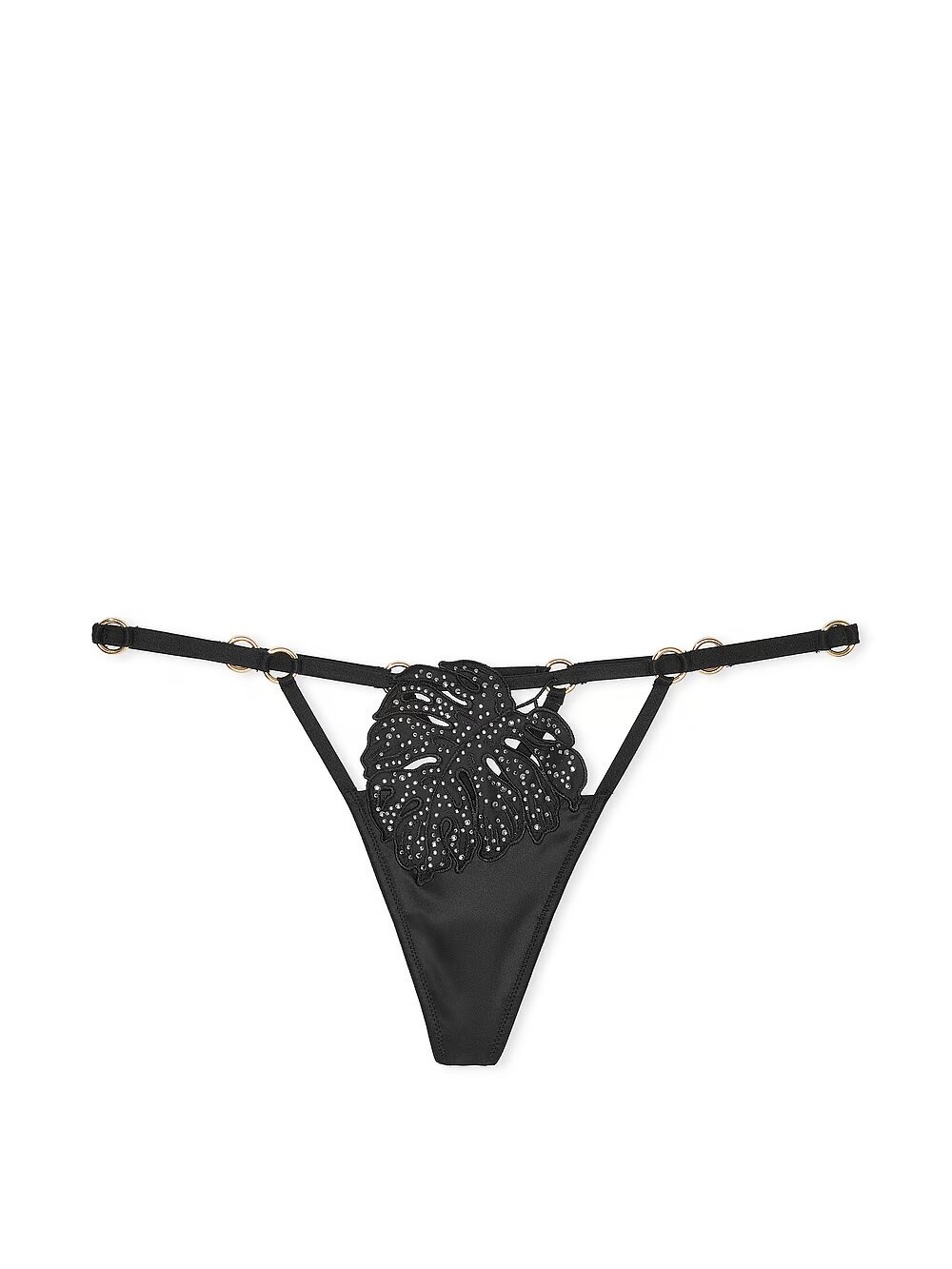 Трусики тонг Very Sexy Tropical Leaf Hardware V-String Panty 415639QC5 фото