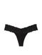 Бавовняні трусики тонг PINK Wink Lace-Trim Thong Panty 416191QB4 фото 3