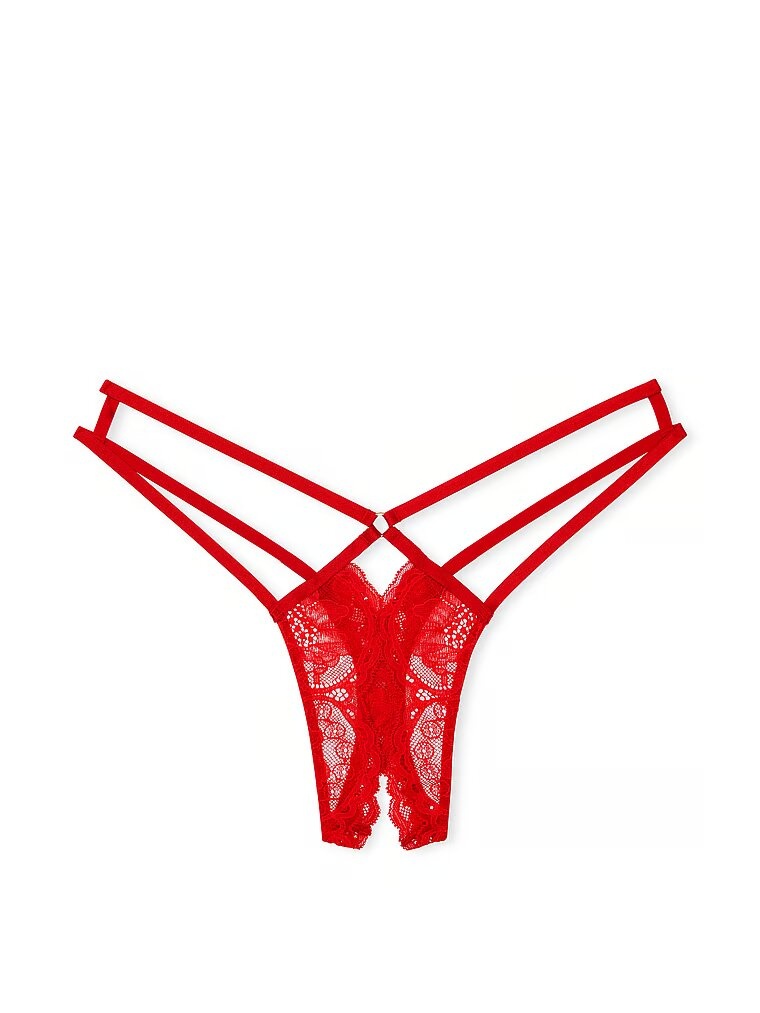 Открытые трусики тонг Victoria's Secret Very Sexy So Obsessed Strappy Thong Panty 333895QD4 фото