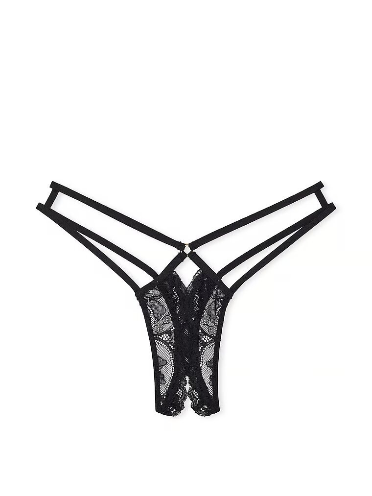 Відкриті трусики тонг Victoria's Secret Very Sexy So Obsessed Strappy Thong Panty 333895QB4 фото